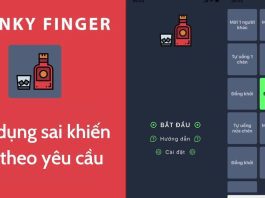 Tải game Drunky Finger – Ứng dụng sai khiến làm theo yêu cầu