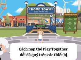 Cách nạp thẻ Play Together đổi đá quý trên các thiết bị