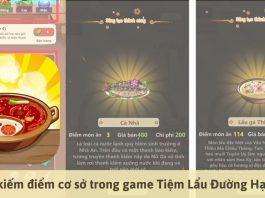 Cách kiếm điểm thức ăn trong&nbsp; game Tiệm Lẩu Đường Hạnh Phúc