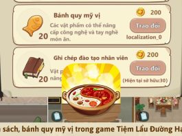 Cách tìm sách, bánh quy mỹ vị trong game Tiệm Lẩu Đường Hạnh Phúc