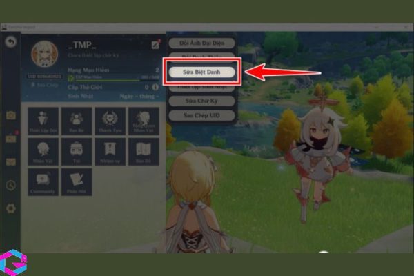 Cách đổi nhân vật trong Genshin Impact