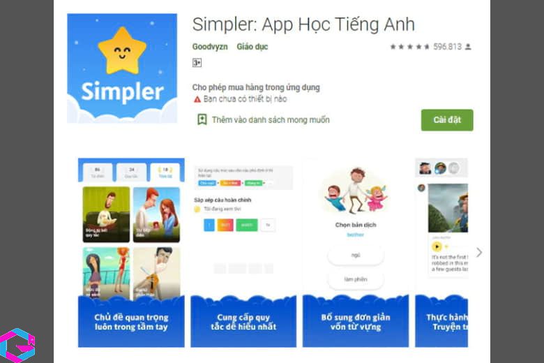 ứng dụng học tiếng Anh