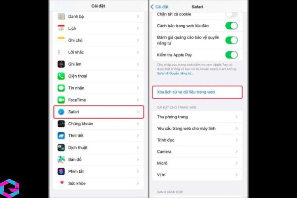 cách xoá dữ liệu hệ thống trên iPhone 