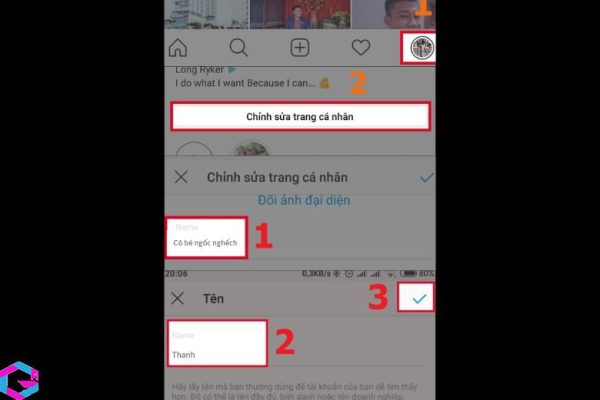 cách đổi tên Instagram 