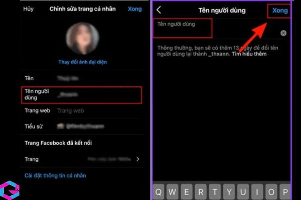 cách đổi tên Instagram 