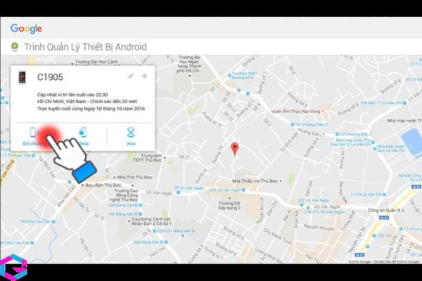 cách định vị điện thoại bị mất