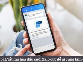 Cách bật/tắt mã hoá đầu cuối Zalo cực dễ ai cũng làm được