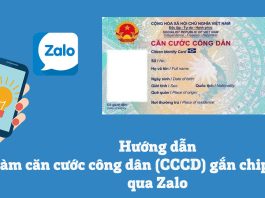 Cách làm căn cước công dân Online qua Zalo dễ dàng, nhanh chóng