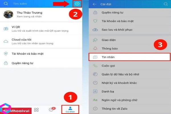 Bật bong bóng chat Zalo