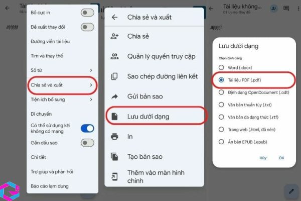 Cách tạo File PDF trên điện thoại