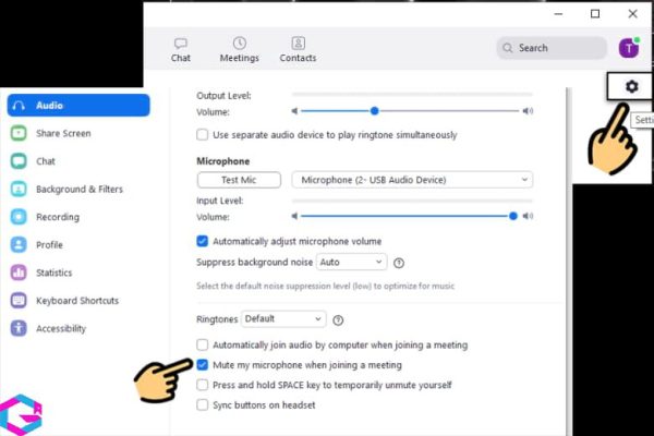 cách tắt mic trên zoom