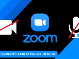 Hướng dẫn tắt mic, camera trên Zoom trong và ngoài phòng họp