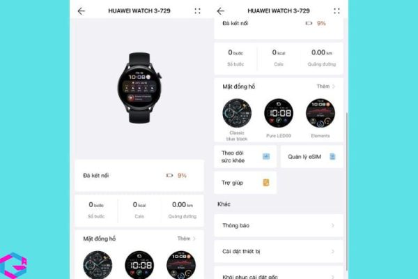 Cách kết nối Huawei Watch 3 với điện thoại