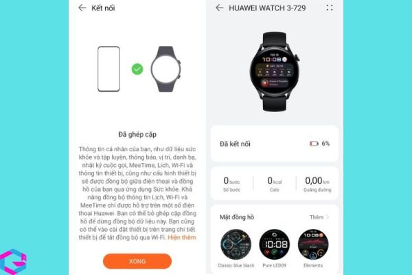 Cách kết nối Huawei Watch 3 với điện thoại