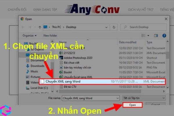 chuyển File XML sang PDF 