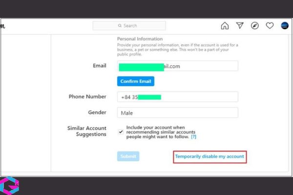 cách khoá tài khoản instagram