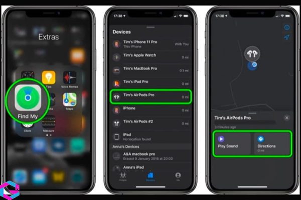 cách tìm Airpods