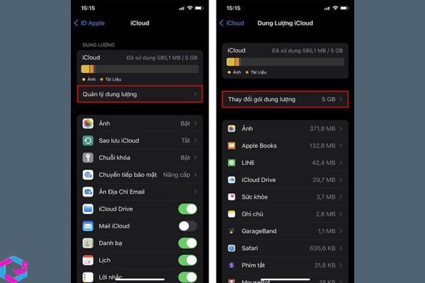 mua dung lượng icloud