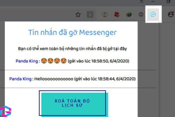 Cách xem tin nhắn đã thu hồi trên Messenger 