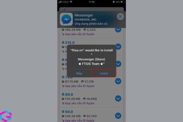 tải messenger bản cũ