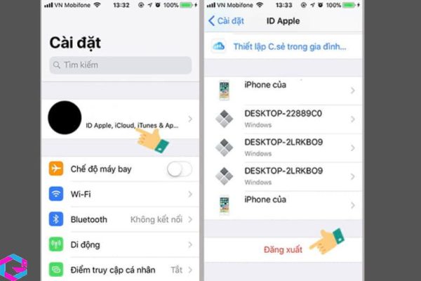 cách đăng xuất iCloud khi quên mật khẩu