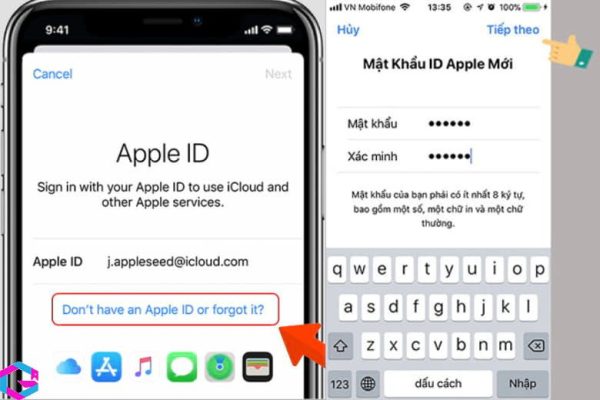 cách đăng xuất iCloud khi quên mật khẩu