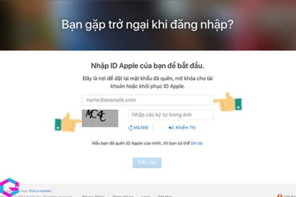 cách đăng xuất iCloud khi quên mật khẩu