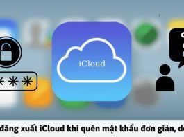 Cách đăng xuất iCloud khi quên mật khẩu trên iPhone, iPad