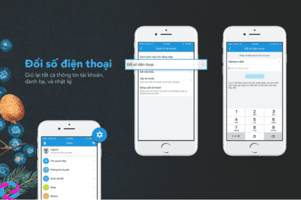 đổi số điện thoại Zalo 