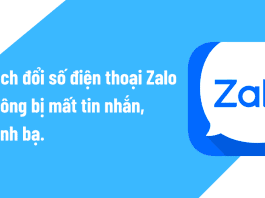 Cách đổi số điện thoại Zalo mới nhất ai cũng làm được