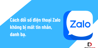 Cách đổi số điện thoại Zalo mới nhất ai cũng làm được