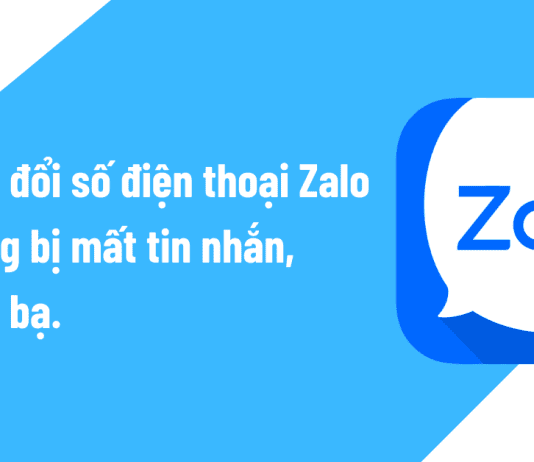 Cách đổi số điện thoại Zalo mới nhất ai cũng làm được