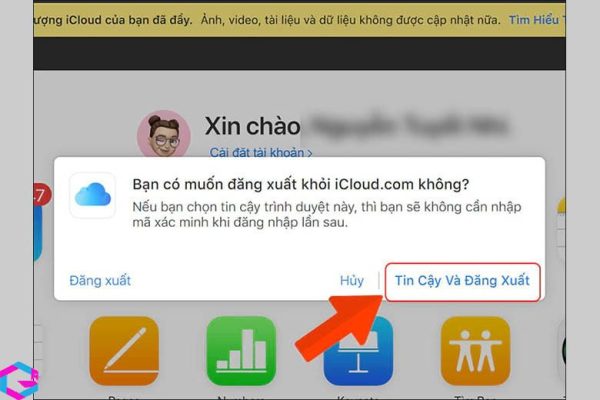 cách đăng xuất iCloud