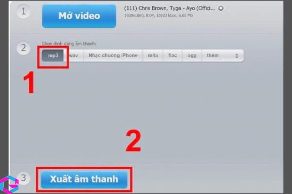 tách nhạc khỏi video