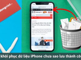Hướng dẫn các cách khôi phục dữ liệu iPhone chưa sao lưu Hướng dẫn 4 Cách khôi phục dữ liệu iPhone chưa sao lưu đơn giản nhất