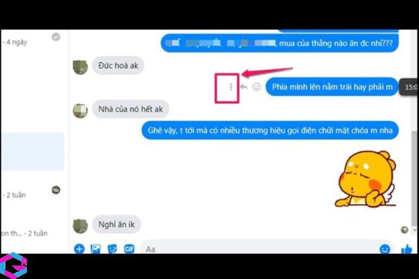 cách xóa tin nhắn messenger