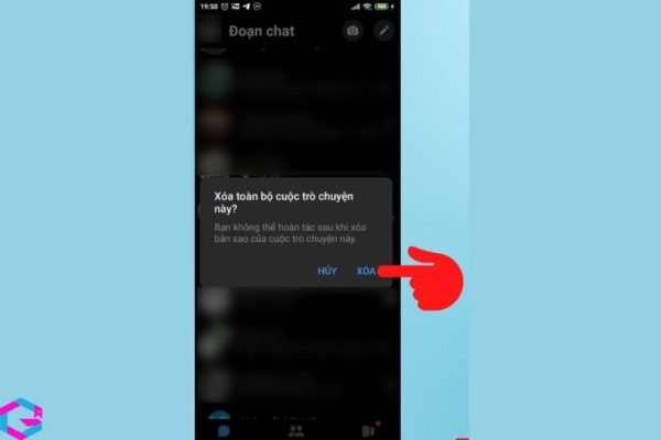 cách xóa tin nhắn messenger