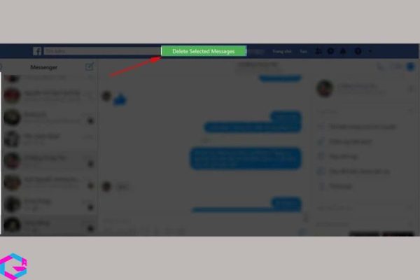 cách xóa tin nhắn messenger