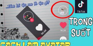 Hướng dẫn 3 cách làm avatar trong suốt TikTok đơn giản nhất