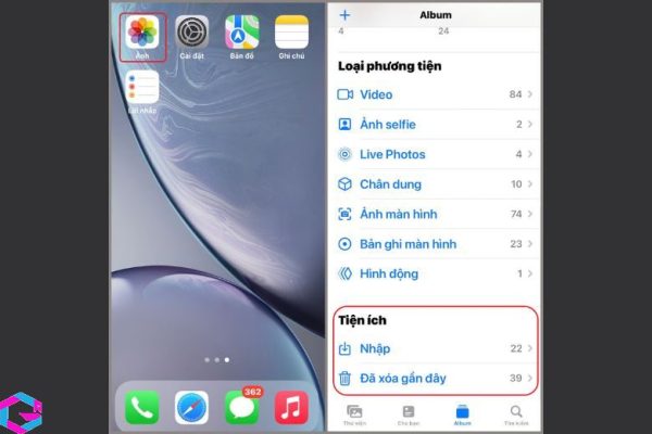 Cách ẩn ảnh trên iPhone