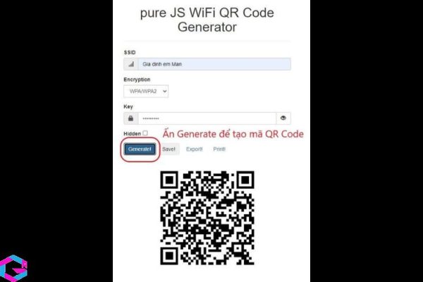 Cách quét mã QR Wifi trên iPhone