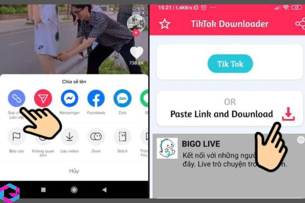 cách lưu video tiktok khi không có nút lưu