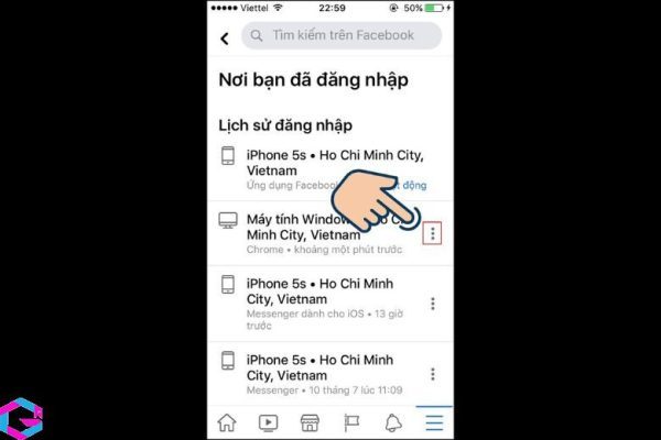 cách đăng xuất messenger