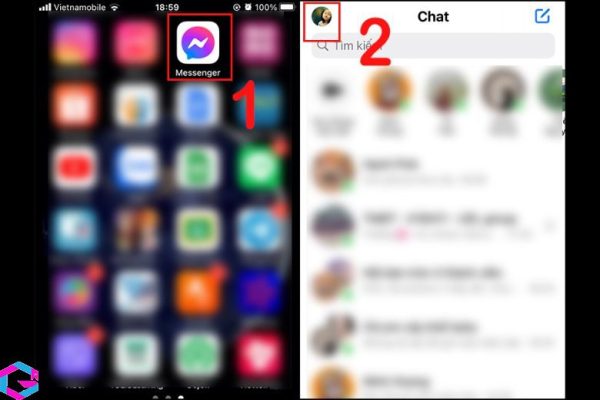 cách đăng xuất messenger