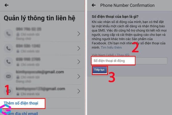 Cách đổi số điện thoại trên Facebook