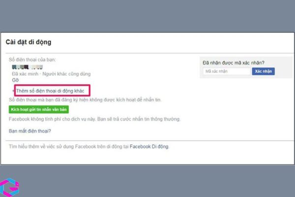 Cách đổi số điện thoại trên Facebook