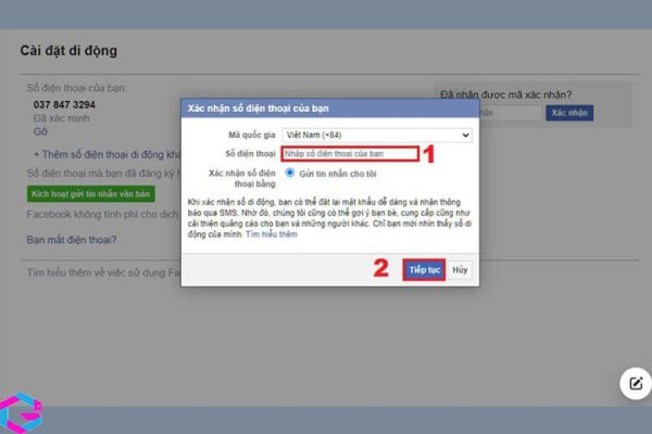 Cách đổi số điện thoại trên Facebook