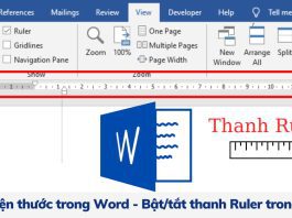 Hướng dẫn cách hiện thước trong Word, bật tắt thanh Ruler Hướng dẫn chi tiết cách hiện thước trong Word mới nhất