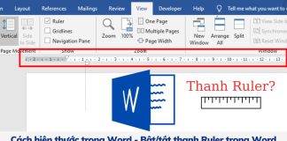 Hướng dẫn chi tiết cách hiện thước trong Word mới nhất
