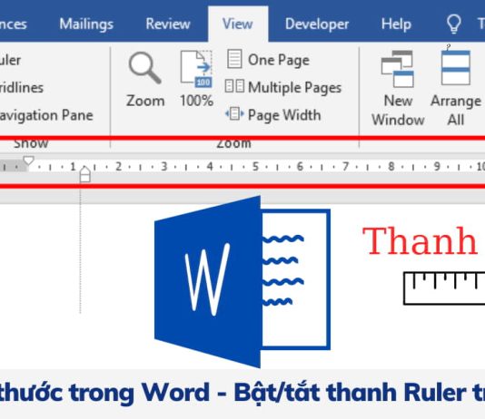 Hướng dẫn cách hiện thước trong Word, bật tắt thanh Ruler Hướng dẫn chi tiết cách hiện thước trong Word mới nhất